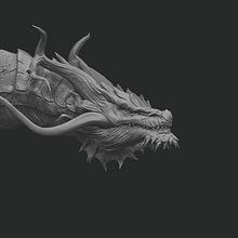 FIRST 3D 3ìDRAGON CONCEPT. 3D Modeling project by Oscar Aleksi Singarella - 07.07.2021