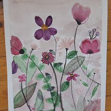 My project for course: Artistic Floral Watercolor: Connect with Nature Ein Projekt aus dem Bereich Traditionelle Illustration, Malerei, Aquarellmalerei und Botanische Illustration von Băcanu Laurenția Loredana - 09.07.2022