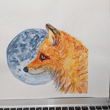 My project for course: Expressive Animal Portraits in Watercolor. Traditional illustration, Watercolor Painting, Realistic Drawing, and Naturalistic Illustration project by Mary Brown Wisecup - 07.09.2022