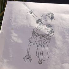 Meu projeto do curso: Introdução à criação de personagens estilo cartoon. Ilustração tradicional, Design de personagens, e Desenho projeto de Nicolas Alves - 09.07.2022