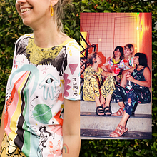 Colección Happimess en Ver (indumentaria, diseño de patterns textiles) 2018 - 2021. Un proyecto de Diseño de producto, Diseño de moda y Pattern Design de Vik Arrieta - 01.11.2018