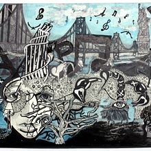 At the Garden. Traditional illustration, Fine Arts, Stor, and telling project by Melissa Allegories - 07.10.2022
