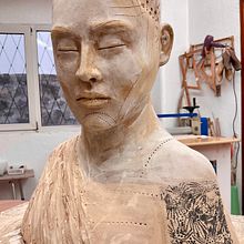Mi proyecto del curso: Introducción a la escultura figurativa con arcilla. Un progetto di Belle arti e Scultura di Maite Rodríguez Villagarcía - 09.07.2022