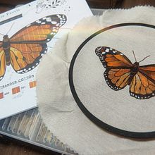 Meu projeto do curso: Técnicas de bordado realista. Traditional illustration, Embroider, and Textile Design project by Gabriella Magalhães - 07.10.2022