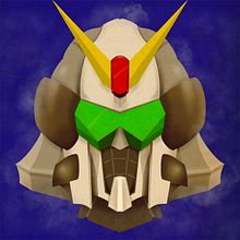 Mi proyecto del curso: Ilustración digital con Procreate "Máscara Gundam". Traditional illustration, Drawing, Digital Drawing, and Digital Illustration project by José Guerra Arana - 07.10.2022