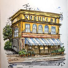 Mi proyecto del curso: Dibujo arquitectónico expresivo con marcadores de colores. Sketching, Drawing, Architectural Illustration, Sketchbook & Ink Illustration project by Krisk - 07.10.2022