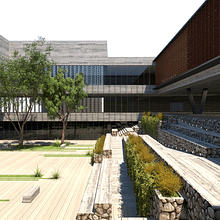 Posproduccion Arquitectonica de Skechtup  y Photoshop. Architecture project by Pablo Borelli - 07.08.2022