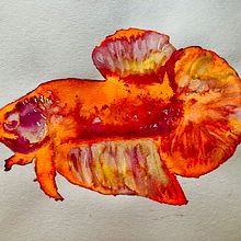 Mein Kursprojekt: Experimentelle Aquarelltechniken für Anfänger. Traditional illustration, Fine Arts, Watercolor Painting, and Naturalistic Illustration project by pranter - 07.11.2022