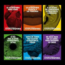 Campaña contra la LGTBIQfobia Ein Projekt aus dem Bereich Plakatdesign von Joel Garcia Navarro - 11.07.2022