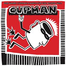 CUPMAN. Projekt z dziedziny Trad, c i jna ilustracja użytkownika Jaume Porta - 11.07.2022
