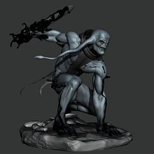 Gorr The God butcher. Un proyecto de Diseño, 3D, Diseño de personajes, Modelado 3D, Diseño de personajes 3D y Diseño 3D de Emanuel Molina - 10.07.2022