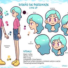 Citlalli: Creación de personajes manga. Traditional illustration, Character Design, Comic, and Manga project by Lía Yael Salas Tello - 07.13.2022