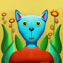 Gato para mi proyecto del curso: Técnicas y estilos de ilustración con Procreate. Traditional illustration, Digital Illustration, and Digital Drawing project by Alethia Valdes - 07.10.2022