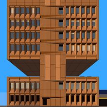 Ilustración Edificios . Un proyecto de Diseño, Ilustración tradicional, Publicidad, Ilustración vectorial y Diseño gráfico de Carlos Juan Vera Clemente - 12.07.2022