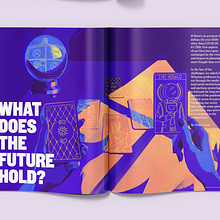 What Does the Future Hold?. Un progetto di Illustrazione tradizionale, Illustrazione editoriale e Illustrazione digitale di Asia Noble - 12.07.2022