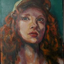 Mi proyecto del curso: Retratos contemporáneos al óleo. Un proyecto de Ilustración tradicional, Bellas Artes, Pintura y Pintura al óleo de Ana Meza - 12.07.2022
