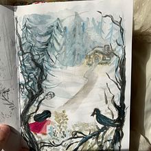 Mi proyecto del curso: Técnicas de ilustración infantil con sketchbook. Een project van Ontwerp van personages, Tekening met potlood, Kinderillustratie, Sketchbook, Schilderen met gouache y Prentenboeken van Lucia Bertinat - 12.07.2022