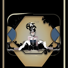 My project for course: Art Deco Style for Digital Illustration. Een project van Traditionele illustratie,  Beeldende kunst, Posterontwerp y Digitale illustratie van Elizabeth - 12.07.2022