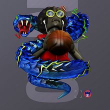 Mamba. 3D, Traditional illustration, and Character Design project by wiche - 07.12.2022