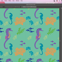 My project for course: Illustrated Pattern Design. Un projet de Design , Illustration traditionnelle, Création de motifs , et Estampe de Jackie Hughes - 12.07.2022