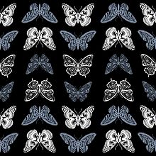 Borboletas Estilizadas. Traditional illustration, Costume Design, Pattern Design, Fashion Design, and Digital Illustration project by Gisele Rio Branco - 07.10.2022