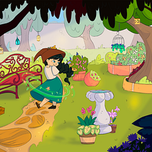 Meu projeto do curso: Criação de cenário ilustrado com Photoshop. Design, Traditional illustration, Digital Illustration, Concept Art, Children's Illustration, and Narrative project by Bruna Dorneles - 07.13.2022