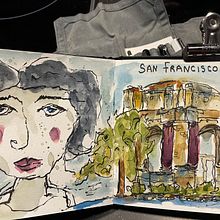 My project for course: Artistic Watercolor Sketching: Dare to Express Your Ideas. Traditional illustration, Sketching, Creativit, Drawing, Watercolor Painting, and Sketchbook project by cmbalen - 07.13.2022