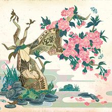 Seasons of Japanese Monetary Policy. Un proyecto de Ilustración tradicional, Diseño editorial, Dibujo, Ilustración digital, Pintura digital, Dibujo digital, Ilustración con tinta, Ilustración editorial y Business de Yohey Horishita - 13.07.2022