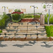 My project for course: Expressive Architectural Sketching with Colored Markers. Sketching, Drawing, Architectural Illustration, Sketchbook & Ink Illustration project by Jay-R Patron - 07.11.2022