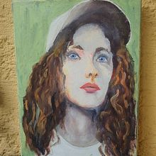 Mein Kursprojekt: Moderne Porträtmalerei mit Ölfarben. Traditional illustration, Fine Arts, Painting, and Oil Painting project by Marija Slijepcevic - 07.13.2022