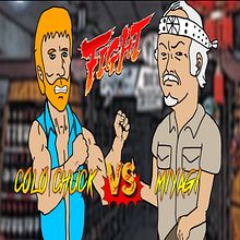Colo Chuck vs Miyagi . % milton_puentes tarafından hazırlanan Geleneksel illüstrasyon, Hareketli Grafikler, Animasyon, Karakter Tasarımı, 2D Animasyon, Hikaye anlatımı, Ve Video Düzenleme projesi - 07.07.2022