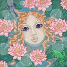 My project for course: Fantasy Illustration in Your Own Style. Ilustração tradicional, Desenho, Ilustração digital, Pintura em aquarela, e Teoria da cor projeto de Sarah McDonough - 28.06.2022
