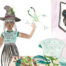 Mon projet du cours : Illustration et caractérisation de personnages à l’aquarelle. Traditional illustration, Character Design, Painting, and Watercolor Painting project by lou_ve - 07.13.2022