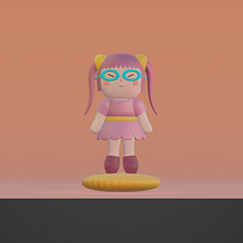Mi proyecto del curso: Creación de personajes kawaii en 3D con Blender Larley. Traditional illustration, Character Design, Digital Illustration, 3D Modeling, Manga, and 3D project by Larley Arostegui - 07.11.2022