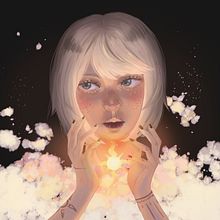 Mi proyecto del curso: Iluminación y color para retratos digitales en Photoshop . Een project van Traditionele illustratie, Digitale illustratie y  Digitaal schilderij van aura morada - 14.07.2022