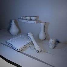 Mi proyecto del curso: Modelado cartoon de bodegones con Maya. 3D, 3D Modeling, and 3D Design project by Maximiliano Sarlija - 07.09.2022