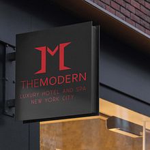 Brand identity design for fictitious client The Modern Luxury Hotel . Br, ing & Identit project by Laura Gaņina - 09.07.2021