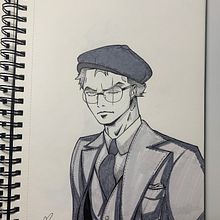 Zoro Peaky Blinders. Un progetto di Illustrazione tradizionale e Disegno di rafabroseghini - 14.07.2022