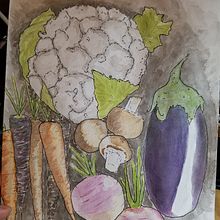 Mon projet du cours : Carnet de croquis botanique : une approche méditative. Traditional illustration, Sketching, Drawing, Watercolor Painting, Botanical Illustration, and Sketchbook project by marie billebeau - 07.14.2022