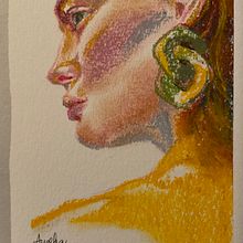 My project for course: Expressive Portrait Drawing with Soft Pastels. Traditional illustration, Fine Arts, Drawing, Portrait Drawing, and Artistic Drawing project by jehanayesha - 07.15.2022
