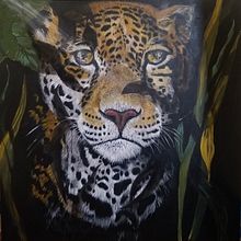 Jaguar acrylics . Painting project by Caroline Von Broembsen - 07.15.2022