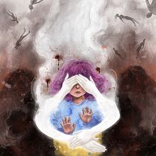 Pictures to support Ukraine. Un proyecto de Ilustración tradicional, Diseño de personajes, Dibujo e Ilustración digital de Oksana Petrusevych - 15.07.2022