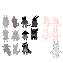 Meu projeto do curso: Design de personagens para animação com Photoshop. Animation, Character Design, and Character Animation project by al4nvenan - 07.13.2022