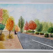 Mi proyecto del curso: Paisajes naturales en acuarela. Un progetto di Belle arti, Pittura e Pittura ad acquerello di Nathalia Freire Iturriaga - 23.07.2022