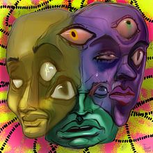 Oju lare . % Enoch Itua tarafından hazırlanan Geleneksel illüstras, on, Ve Tablo projesi - 11.19.2021