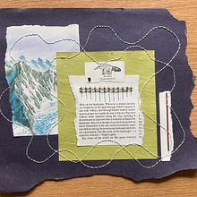 My project for course: Experimental Embroidery Techniques on Paper. Fine Arts, Collage, Embroider, and Textile Design project by ecrampe - 07.14.2022