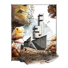 My project for course: Architectural Drawing: From Paper to Photoshop. Drawing, Digital Illustration, Architectural Illustration & Ink Illustration project by David Drazil - 07.15.2022