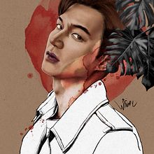 Portrait with Procreate 003 by Winson Ho. Traditional illustration, Portrait Drawing, Digital Illustration, and Digital Drawing project by Winson Ho - 07.01.2022