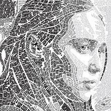 My project for course: Hand-Drawn Typographic Portrait. Traditional illustration, T, pograph, and Digital Illustration project by Mic Ab - 07.16.2022