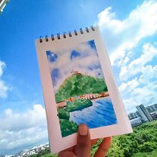 Mi proyecto del curso: Cuaderno botánico en acuarela. Traditional illustration, Watercolor Painting, Botanical Illustration, and Sketchbook project by Lemar Herrera - 07.15.2022